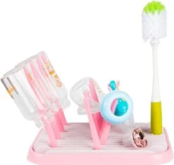 Nevi Afdruiprek Met Lekbak - Afdruipmat Voor 10 Flessen - Opvouwbaar Droogrek Babyfles - Inclusief Afwasborstel -Winkel voor babyproducten 1200x1135 9