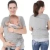 Baby Mama Draagdoek Grijs - Rekbaar - Biologisch Katoen - Ergonomisch - Draagzak - Tot 15KG -Winkel voor babyproducten 1200x1136 8