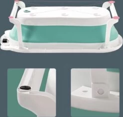 Babybadje - Laychee - Gratis Kussen - 4 In 1 - Peuterbadje - Opvouwbaar - Thermometer - Lichtgewicht - Inklapbaar - Blauw 4 Babybadje - Laychee - Gratis Kussen - 4 In 1 - Peuterbadje - Opvouwbaar - Thermometer - Lichtgewicht - Inklapbaar - Blauw -Winkel voor babyproducten 1200x1140 6