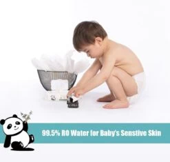 ECOBOOM Bamboo Eco Billendoekjes 9 Pakken (540stks) - 99,5 % Water - Bambo Luierdoekjes - Eco Huiddoekjes - 100 % Afbreekbaar - Bamboe Gezichtdoekjes -Winkel voor babyproducten 1200x1142