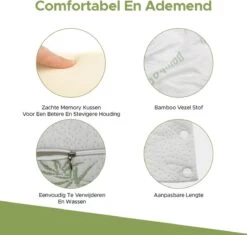 Novalits - Orthopedisch Baby Zijslaapkussen Met Traagschuim En Anti-Allergene Bamboe Microvezel Stof Om Een Plat Hoofd Tegen Te Gaan - Zijligkussen Voor Peuter - Babykussen Zijligging - Rolkussen - Steunkussen - Slaapondersteuning 9 Novalits - Orthopedisch Baby Zijslaapkussen Met Traagschuim En Anti-Allergene Bamboe Microvezel Stof Om Een Plat Hoofd Tegen Te Gaan - Zijligkussen Voor Peuter - Babykussen Zijligging - Rolkussen - Steunkussen - Slaapondersteuning -Winkel voor babyproducten 1200x1143 4