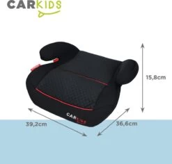 Carkids Auto Zitverhoger Zwart En Rood | Autostoel Groep 2-3 | Kinderen Van 3,5-12 Jaar | 15-36 Kg -Winkel voor babyproducten 1200x1147 6