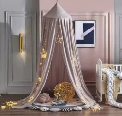 IL BAMBINI - Grote Baby Klamboe Voor Babykamer - Babybedje - Lichtroze