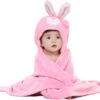 Multifunctionele Baby Fleecedeken Met Capuchon Konijn | Badcape Baby En Peuters | Deken Kinderen | Wikkeldeken | Dekentje Baby & Peuter 0-3 Jaar | Babydeken | Kraamcadeau | Babycape | Fleece Deken | Kraam | Maxi Cosi Deken | Dier | Roze| Meisje -Winkel voor babyproducten 1200x1148 4