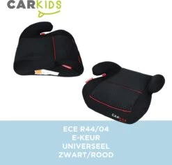 Carkids Auto Zitverhoger Zwart En Rood | Autostoel Groep 2-3 | Kinderen Van 3,5-12 Jaar | 15-36 Kg -Winkel voor babyproducten 1200x1150 11