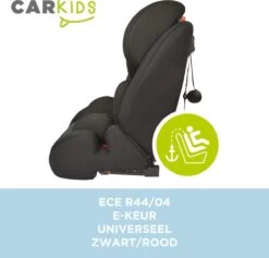 Carkids Verstelbaar Kinderautostoeltje Zwart En Rood | Kinderautostoel Groep 1-2-3 Met Isofix En Top Tether Connector | Kinderen Van 9 Maanden -12 Jaar | 9-36 Kg 7 Carkids Verstelbaar Kinderautostoeltje Zwart En Rood | Kinderautostoel Groep 1-2-3 Met Isofix En Top Tether Connector | Kinderen Van 9 Maanden -12 Jaar | 9-36 Kg -Winkel voor babyproducten 1200x1150 4
