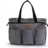 Merkloos Decopatent® Luiertas Schoudertas - Baby Verzorgingstas - Incl Verschoningsmatje & Flessenhouder - Vakken - Jongens/Meisjes - Grijs -Winkel voor babyproducten 1200x1150 9