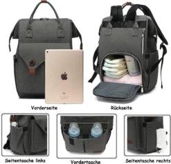 Luiertas (rugzak) Zwart -Winkel voor babyproducten 1200x1151 5