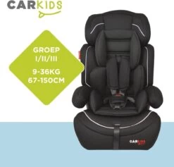 Carkids Verstelbaar Kinderautostoeltje Zwart En Wit | Kinderautostoel Groep 1-2-3 | Kinderen Van 9 Maanden-12 Jaar | 9-36 Kg 7 Carkids Verstelbaar Kinderautostoeltje Zwart En Wit | Kinderautostoel Groep 1-2-3 | Kinderen Van 9 Maanden-12 Jaar | 9-36 Kg -Winkel voor babyproducten 1200x1152 13