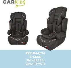 Carkids Verstelbaar Kinderautostoeltje Zwart En Wit | Kinderautostoel Groep 1-2-3 | Kinderen Van 9 Maanden-12 Jaar | 9-36 Kg 8 Carkids Verstelbaar Kinderautostoeltje Zwart En Wit | Kinderautostoel Groep 1-2-3 | Kinderen Van 9 Maanden-12 Jaar | 9-36 Kg -Winkel voor babyproducten 1200x1152 14