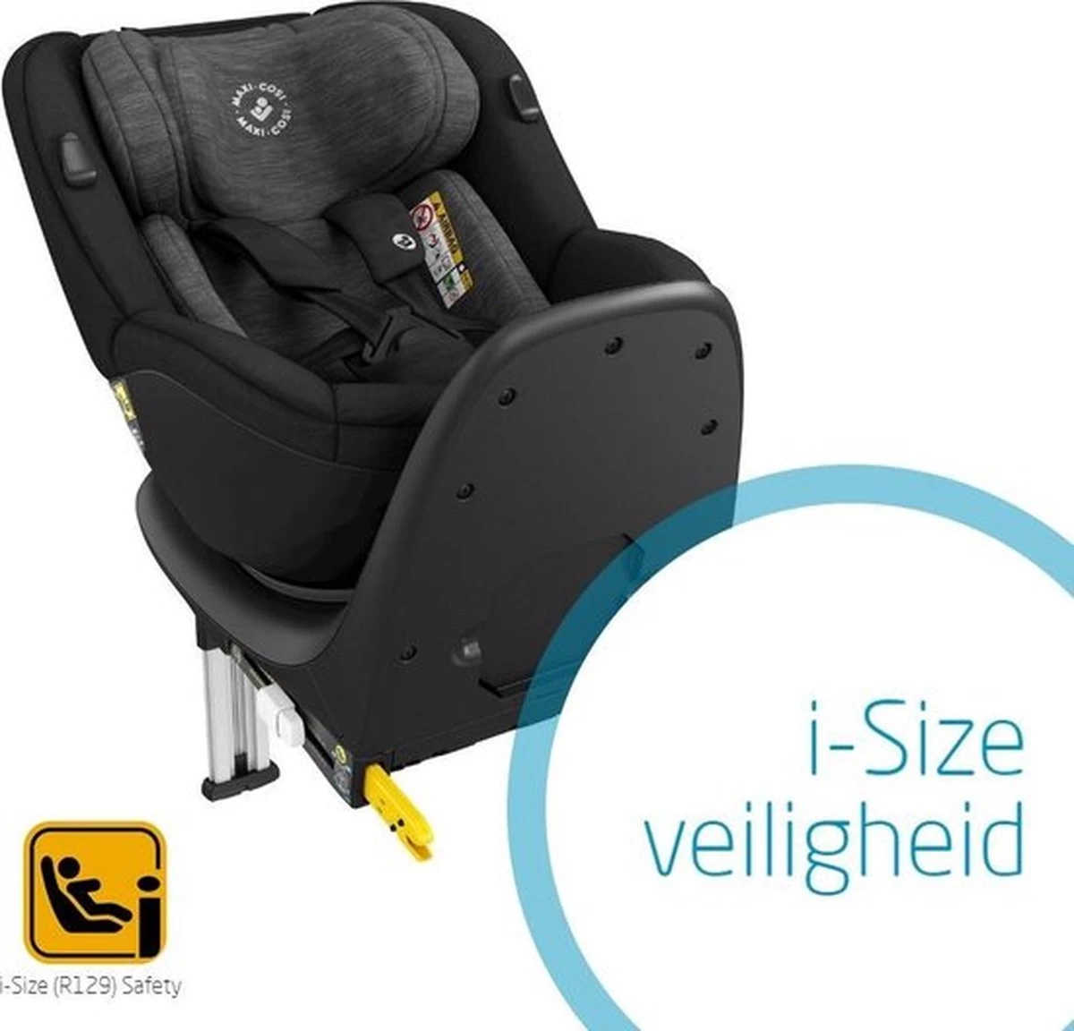 Maxi-Cosi Mica i-Size Autostoeltje - 360° draaibaar - Authentic Black Maxi-Cosi Mica I-Size Autostoeltje - 360° Draaibaar - Authentic Black -Winkel voor babyproducten 1200x1152 15