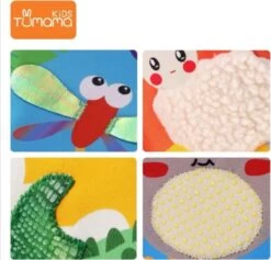 Tumama® Knisperboekje Baby Eerste Jaar “Dieren Vleugels“ Voelboekje - Sinterklaas Kerst Cadeau - Educatief Voel Knisper Boek Speelgoed -Winkel voor babyproducten 1200x1152 3