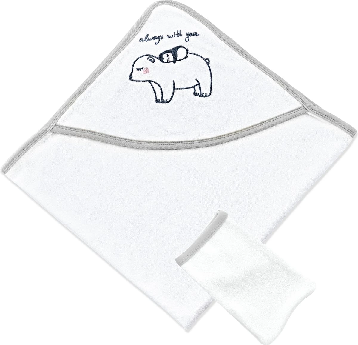 Badset + Standaard | Babyjem 6-delig Grijs IJsbeer Always with you Badset + Standaard | Babyjem 6-delig Grijs IJsbeer Always With You -Winkel voor babyproducten 1200x1156 1