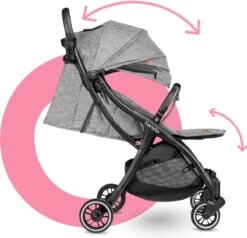 Lionelo Buggy Julie One - Kinderwagen Premium - Automatisch Opvouwen - Wandelwagen Tot 22 Kg - Comfortabele Zitje -Winkel voor babyproducten 1200x1156 9