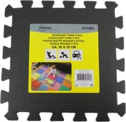 Benson 9 Stuks Zwarte Puzzel Vloertegels Foam 30 X 30 Cm - Puzzel Speelmat - Baby/peuter Speelgoed Matten 6 Benson 9 Stuks Zwarte Puzzel Vloertegels Foam 30 X 30 Cm - Puzzel Speelmat - Baby/peuter Speelgoed Matten -Winkel voor babyproducten 1200x1158 4
