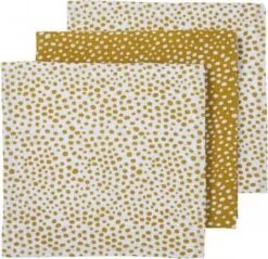 Meyco Cheetah 3-pack Hydrofiele Doeken - 70x70 Cm - Honey Gold