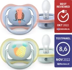 Philips Avent Ultra Air SCF085/12 - Fopspeen - 0 Tot 6 Maanden - 2 Stuks -Winkel voor babyproducten 1200x1161 5