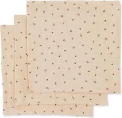 Hydrofiele Doeken Bloom Red-blue 3 Pcs - Konges Slojd -Winkel voor babyproducten 1200x1162 1