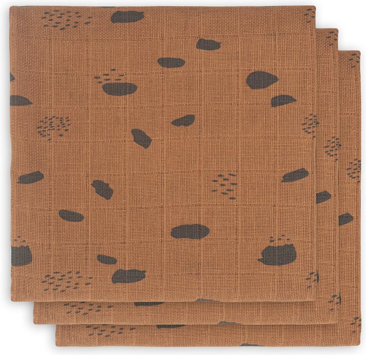 Jollein Hydrofiel Multidoek Spot 70x70cm - Caramel - 3 Stuks Jollein Hydrofiel Multidoek Spot 70x70cm - Caramel - 3 Stuks -Winkel voor babyproducten 1200x1163 2