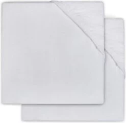 Jollein Hoeslaken Molton Wieg 40x80/90cm - Wit - 2 Stuks -Winkel voor babyproducten 1200x1164 5