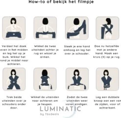 Baby Draagdoek - Babywrap - Baby Carrier - Babydrager - Buikdrager Baby – Baby Draagzak - Baby Sling | Luminatic® | Ergonomisch | Met Tasje | Donker Grijs -Winkel voor babyproducten 1200x1167 17