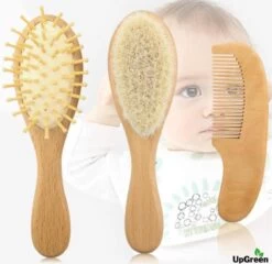 UpGreen® - Baby Verzorgingsset – Baby Borstel – Baby Borstel Set - Kraamcadeau – Baby Manicureset - Baby Verzorgingsproducten – Baby Borstel En Kam – Baby Kam – Baby Borstel Hout – Baby Haarborstel – Baby Borstel Geitenhaar -Winkel voor babyproducten 1200x1167 4