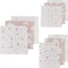 Meyco Clouds/Dots/Feathers Starterset - 9-pack - Hydrofiel - Pink