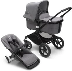 Bugaboo Fox3 Kinderwagen - Black/Grey Melange -Winkel voor babyproducten 1200x1173 10