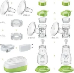 Ardo Alyssa Dubbele Elektrische Borstkolf -Winkel voor babyproducten 1200x1173 9