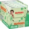 Huggies Billendoekjes - Natural Care - 20 X 56 Stuks – 1.120 Doekjes -Winkel voor babyproducten 1200x1176