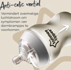 Tommee Tippee Closer To Nature Flessenspenen, Borst-achtige, Anti-koliek Ventiel, Zachte Siliconen, Snelle Doorstroming, 6m+, Pak Van 2 -Winkel voor babyproducten 1200x1185 4