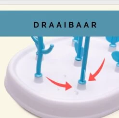 Merkloos Babyfles Droogrek - Flessen Droogrek - Afdruiprek Met Lekbak - Afwasrek - Baby Flesjes Droogrek - Flessenrek - Kraamcadeau - Baby Cadeau - Blauw -Winkel voor babyproducten 1200x1186 1