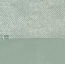 Jollein Baby Laken Wieg 75x100cm Snake - Ash Green