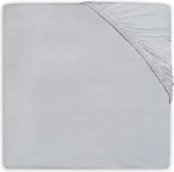 Jollein Baby Hoeslaken Ledikant Jersey 60x120cm - Soft Grey