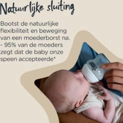 Tommee Tippee Anti-Colic Zuigflessen, Tepelspeen Met Langzame Uitstroomsnelheid En Uniek Anti-koliek Ontluchtingssysteem, 150ml, Verpakking Van 1 Stuk -Winkel voor babyproducten 1200x1194 12