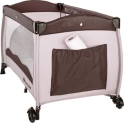 TecTake - Kinder Reisbed Babybed - Beige / Bruin - 402417 - 126x65x80 Cm Met Draagtas -Winkel voor babyproducten 1200x1194 14