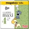 Etos Woezel & Pip Luiers Maxi Maat 4 - 7-18 Kg - Maandbox 168 Stuks (3 X 56 Stuks) -Winkel voor babyproducten 1200x1195 1