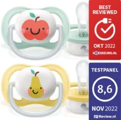 Philips Avent Ultra Air SCF080/17 - Fopspeen - 0-6 Maanden - 2 Stuks -Winkel voor babyproducten 1200x1195 10