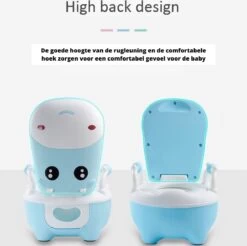 Merkloos Plaspotje Koe | Plaspotje Kind | Potje Peuter | Potje Met Deksel | WC Potje Peuter | WC Verkleiner | Opstapje | Blauw -Winkel voor babyproducten 1200x1195 5