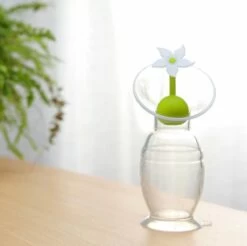 HAAKAA - Siliconen Borstkolf - 100ml + Stopper Witte Bloem - Borstvoeding - Lekschaal -Winkel voor babyproducten 1200x1196 23