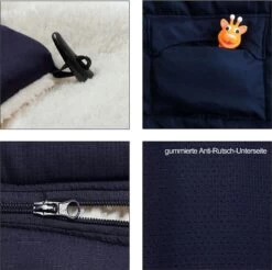 Monzana Voetenzak - Voor Kinderwagen Of Stoeltje - 93x56cm Donkerblauw -Winkel voor babyproducten 1200x1196 28