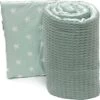 Bedomrander Monaco Groen Wafel Design - Bedbumper -Winkel voor babyproducten 1200x1197 35