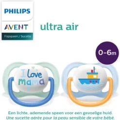 Philips Avent Ultra Air-fopspeen SCF080/01 - Fopspeen - 0-6 Maanden - 2 Stuks -Winkel voor babyproducten 1200x1198 45