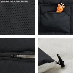 Monzana Voetenzak - Voor Kinderwagen Of Stoeltje - 93x56cm Grijs -Winkel voor babyproducten 1200x1198 57