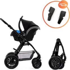 Kinderkraft Moov 3 In 1 Kinderwagen - Inclusief Autostoel - Black -Winkel voor babyproducten 1200x1198 59
