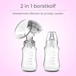 Nuvance - Dubbel Draagbare Elektrische Borstkolf - Inclusief Melkfles - 300ml - Handkolf - Kolfapparaten - Borstvoeding - 18 Standen - BPA Vrij -Winkel voor babyproducten 1200x1199 29