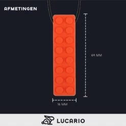 Bijtketting - Kauwketting | Bouwblokje Patroon Oranje -Winkel voor babyproducten 1200x1200 1015