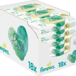 Pampers® Pampers Pure Coconut Babydoekjes - 18pakjes Van 42 Doekjes =756 Babydoekjes 8 Pampers® Pampers Pure Coconut Babydoekjes - 18pakjes Van 42 Doekjes =756 Babydoekjes -Winkel voor babyproducten 1200x1200 102