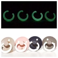 Bibs Fopspeen - Maat 2 6-18 Maanden - 4 Stuks - Dark Oak - Blush - Black - Vanilla Glow In The Dark -Winkel voor babyproducten 1200x1200 1203