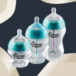 Tommee Tippee Anti-Colic Zuigflessen, Tepelspeen Met Langzame Uitstroomsnelheid En Uniek Anti-koliek Ontluchtingssysteem, 150ml, Verpakking Van 1 Stuk -Winkel voor babyproducten 1200x1200 1254